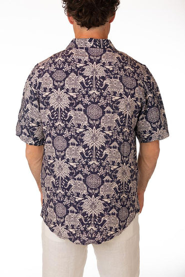 MAGLIA CAMICIA UOMO  BLU MBWL MARISSANAVY TOOCO 