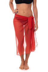 PAREO DONNA  ARANCIO TULLYBIG 6890 ARANCIO BE BEACH 