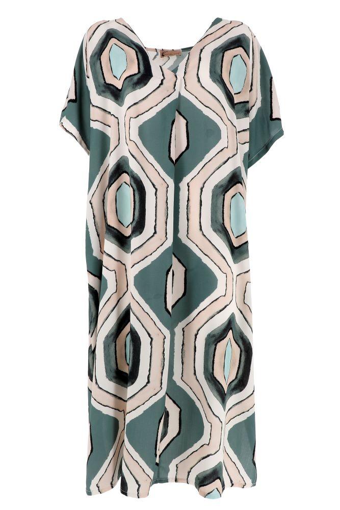 ABITO Donna KARAKORUM   LUNGO Verde