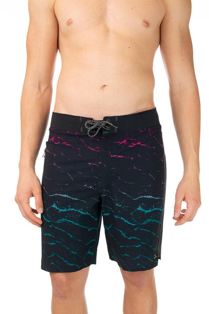 BOXER Uomo RIP CURL senza elastico  LUNGO Nero