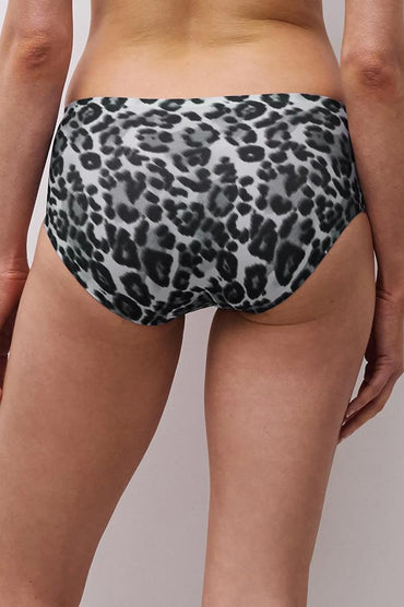 SLIP DONNA SHORTY C11D40 GREY LEOPARD CHANTELLE 