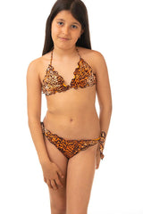 BIKINI TRIANGOLO BAMBINA  ANIMALIER