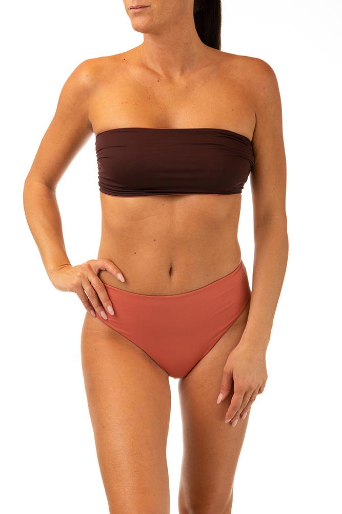 BIKINI FASCIA DONNA  ARANCIO CR10MB CS10MB CANNELLACIOCCO FISICO 