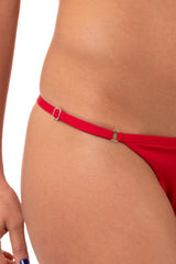 MIX SLIP DONNA  ROSSO SCURO GENZ REDV BE BEACH 