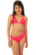 BIKINI BAMBINA FXXK TRIANGOLO  slip regolare Fucsia