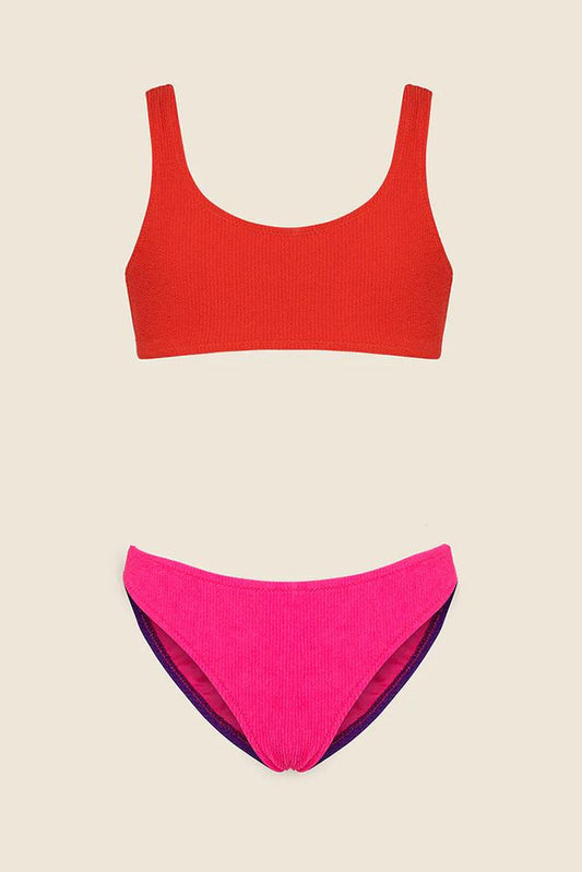 BIKINI BRASSIERE BAMBINA  ROSSO MJ25-0400 RD ME FUI 