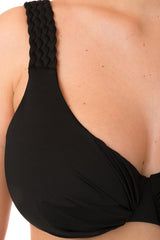 BIKINI FERRETTO DONNA  NERO C113-CM15 E01 BERNE' MABEL 