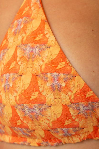 BIKINI Donna CAYO COCO TRIANGOLO  slip con fiocchi Verde