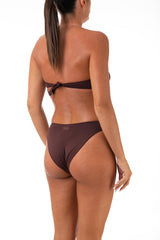 BIKINI FASCIA DONNA  MARRONE FR19MO CS05 CIOCCOLATO FISICO 
