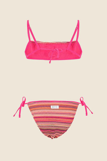 BIKINI BRASSIERE BAMBINA  FUCSIA MJ25-0511 FX ME FUI 