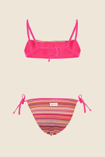 BIKINI BRASSIERE BAMBINA  FUCSIA MJ25-0511 FX ME FUI 