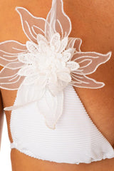 BIKINI TRIANGOLO DONNA  BIANCO SS18RG01BL21 BIANCO RAFFAELA D'ANGELO 