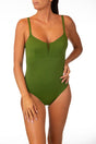 INTERO  SENZA IMBOTTITURA DONNA  VERDE 2700 PALMA DNUD 