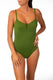 INTERO Donna DNUD senza Imbottitura  slip coprente Verde