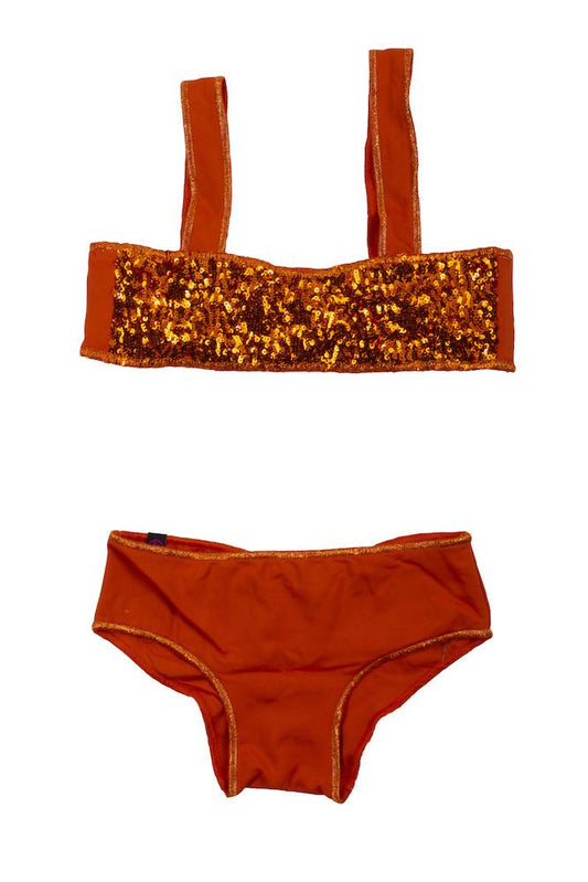 BIKINI BAMBINA BE BEACH FASCIA   Bronzo