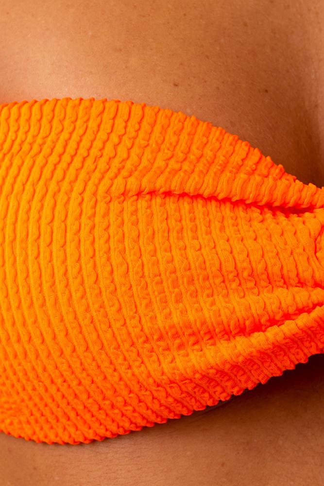 BIKINI Donna FXXK FASCIA  slip brasiliana Arancio