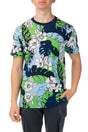 MAGLIA Uomo MOSCHINO T-SHIRT   Blu fantasia