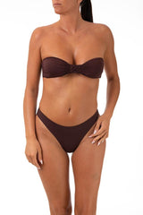 BIKINI FASCIA DONNA  MARRONE FR19MO CS05 CIOCCOLATO FISICO 