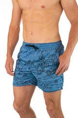 BOXER MOLLA UOMO  BLU PF761BX T04 PIN UP 