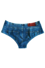 MIX SLIP DONNA  BLU HIPSTERS BLUE JEANS HAPPY UNDIES 