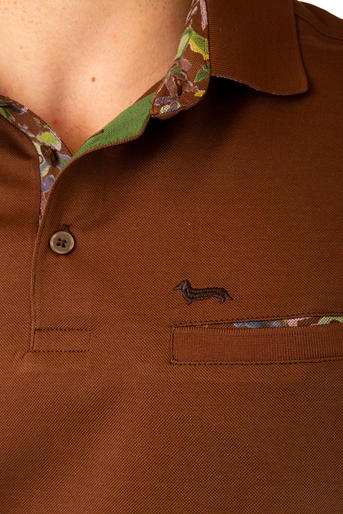 MAGLIA POLO UOMO  MARRONE