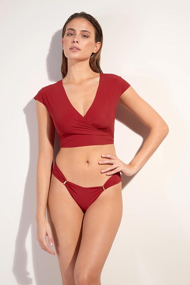 TOP DONNA  ROSSO