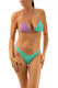 BIKINI Donna FXXK TRIANGOLO  slip brasiliana Acqua