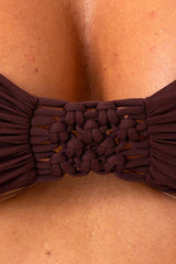 BIKINI FASCIA DONNA  MARRONE FR19MO CS05 CIOCCOLATO FISICO 
