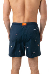 BOXER MOLLA UOMO  BLU H35112 SUSHI07 SUN 68 