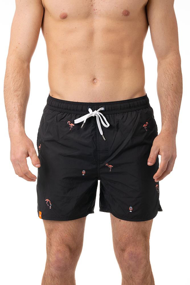 BOXER MOLLA UOMO  NERO H34129 BLACK11 SUN 68 