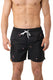 BOXER Uomo SUN 68 con elastico  CORTO Nero
