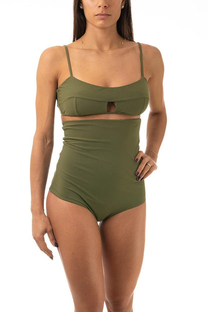 BIKINI BRASSIERE DONNA  VERDE IRINA ESTER VERDE490 CINZIA CORTESI 