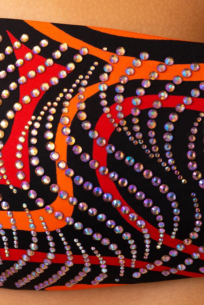 BIKINI FASCIA DONNA  GIALLO V5054S AFRO MISS BIKINI 