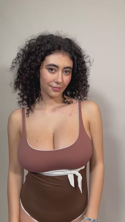 INTERO Donna LUISA MARIA LUGLI Imbottito  slip regolare Marrone/avorio