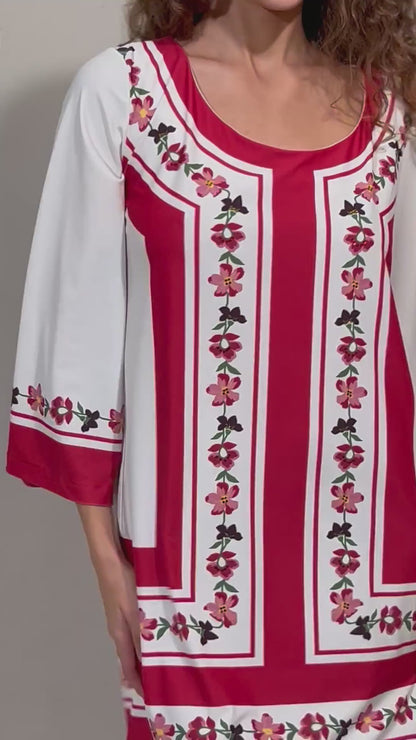 ABITO Donna RAFFAELA D'ANGELO   CORTO Bianco/rosso