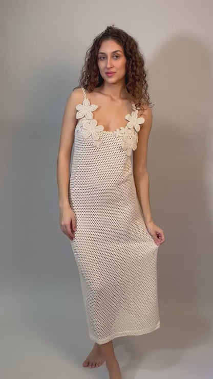ABITO Donna RAFFAELA D'ANGELO   LUNGO Avorio