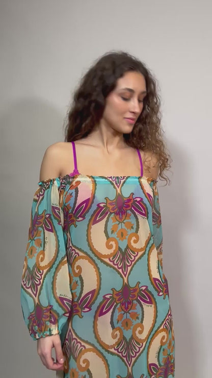 KAFTANO Donna MISS BIKINI   CORTO Azzurro