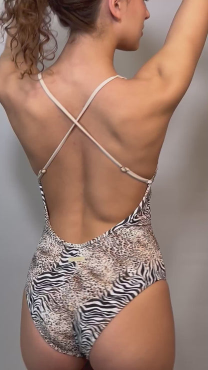 INTERO Donna GENIUS Imbottito  slip regolare Animalier