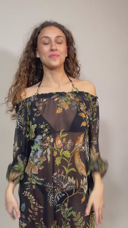 KAFTANO Donna MISS BIKINI   CORTO Nero