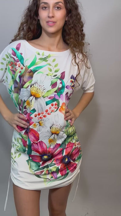 KAFTANO Donna ROIDAL   CORTO Bianco