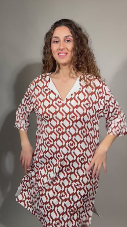 ABITO Donna MAX MARA   CORTO Marrone